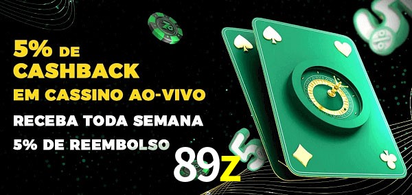 Promoções do cassino ao Vivo 89z